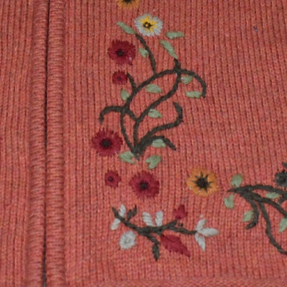 Croft & Barrow Womens Long Sleeve Embroidered Cardigan Sweater Size XL - Picture 8 of 11